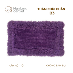 Thảm chùi chân B3 siêu thấm tím đậm