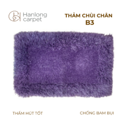 Thảm chùi chân B3 siêu thấm tím nhạt