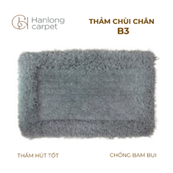 Thảm chùi chân B3 siêu thấm xám chuột