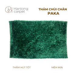 Thảm chùi chân nhà tắm Paka xanh lục