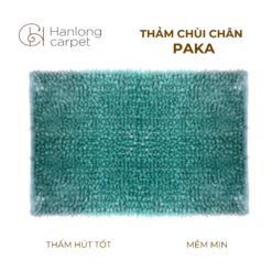 Thảm chùi chân nhà tắm Paka xanh bạc hà