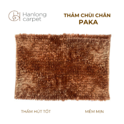 Thảm chùi chân nhà tắm Paka xanh nâu