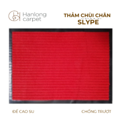 Thảm Chùi Chân Giá Rẻ SLYPE đỏ tươi