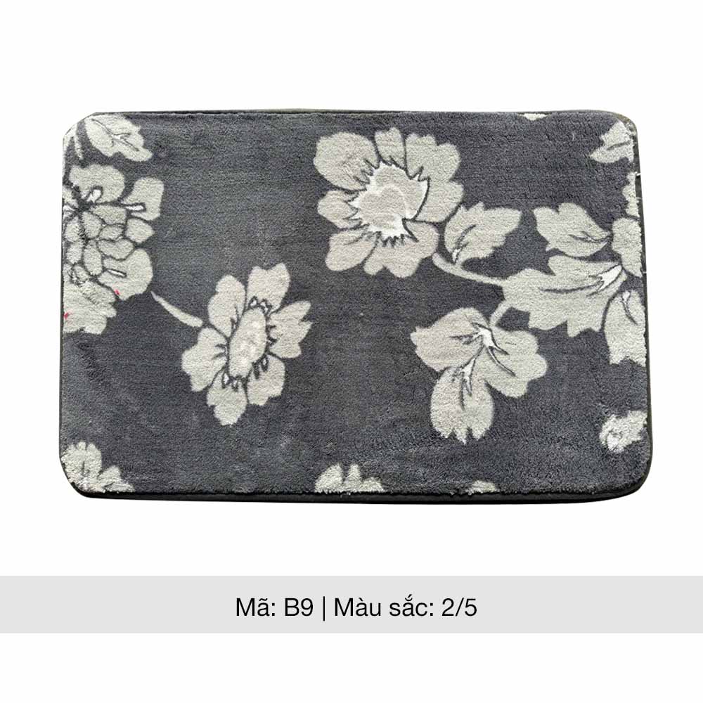 Thảm chùi chân B9 hoa văn nổi bật - Ảnh 3