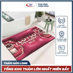 Thảm chùi chân Bali hoa văn nổi bật