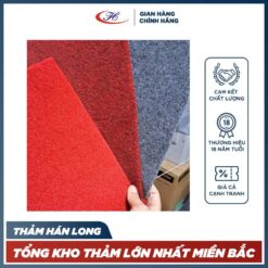 Thảm nỉ hoa trơn 1 màu cao cấp size 2*50m