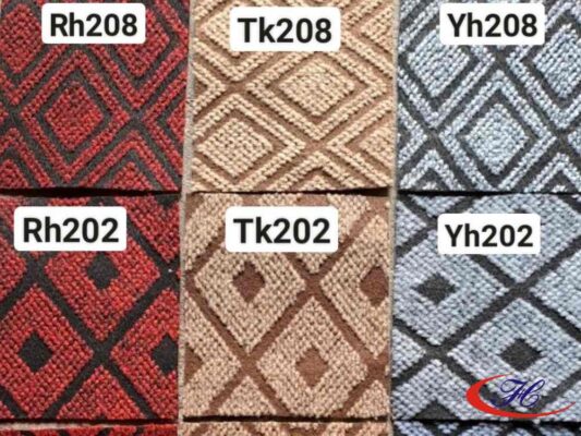 Bảng màu của thảm nỉ hoa kẻ