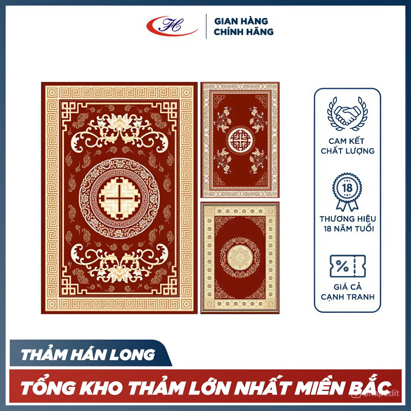 Thảm trải sàn mỹ thuật Nara cao cấp