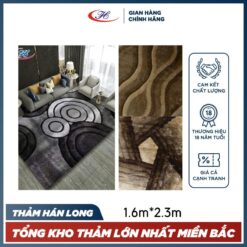 Thảm Lông Dài 5D Sang Trọng, Mềm Mại Kích thước 1.6m*2.3m